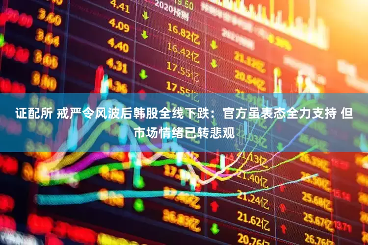 证配所 戒严令风波后韩股全线下跌：官方虽表态全力支持 但市场情绪已转悲观